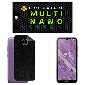 Multi Nano X-SFG Screen Protector For Nokia C10 with back skin