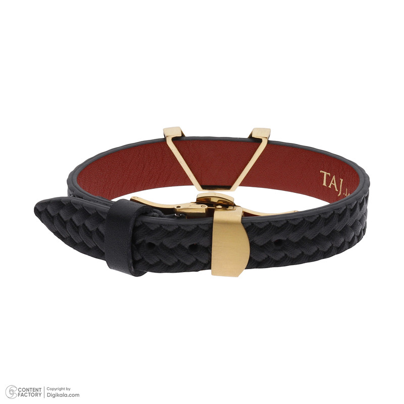 دستبند طلا 18 عیار مردانه تاج مدل G264 دستبند طلا 18 عیار مردانه تاج مدل G264