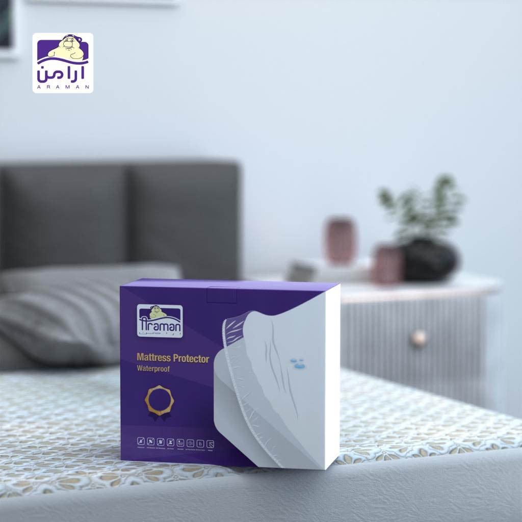 محافظ تشک آرامن مدل ARAM یک نفره سایز 70x130 سانتی متر