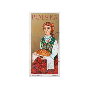 تمبر یادگاری مدل نان لهستان کد 01