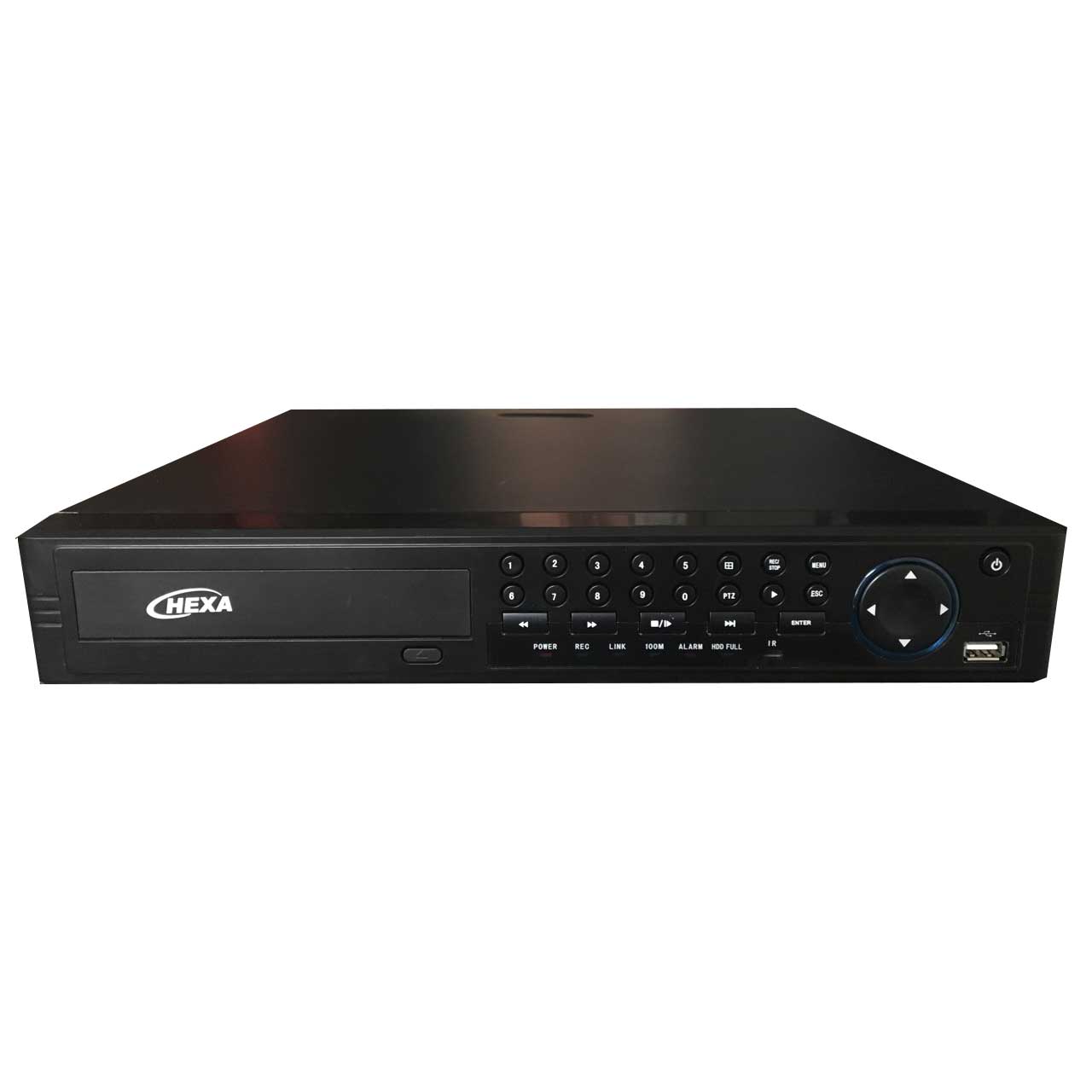 ضبط کننده ویدئویی مداربسته 24 کاناله هگزا DVR 1604AF