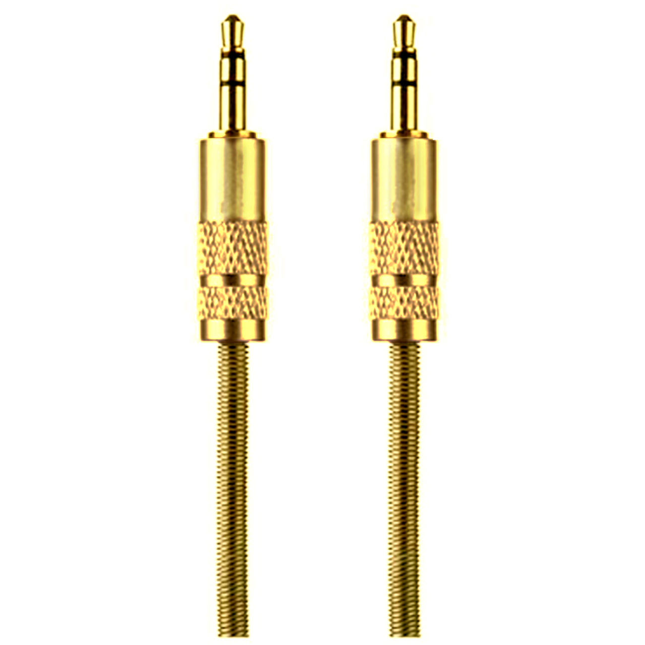 کابل AUX مدل metal-gold طول 1 متر