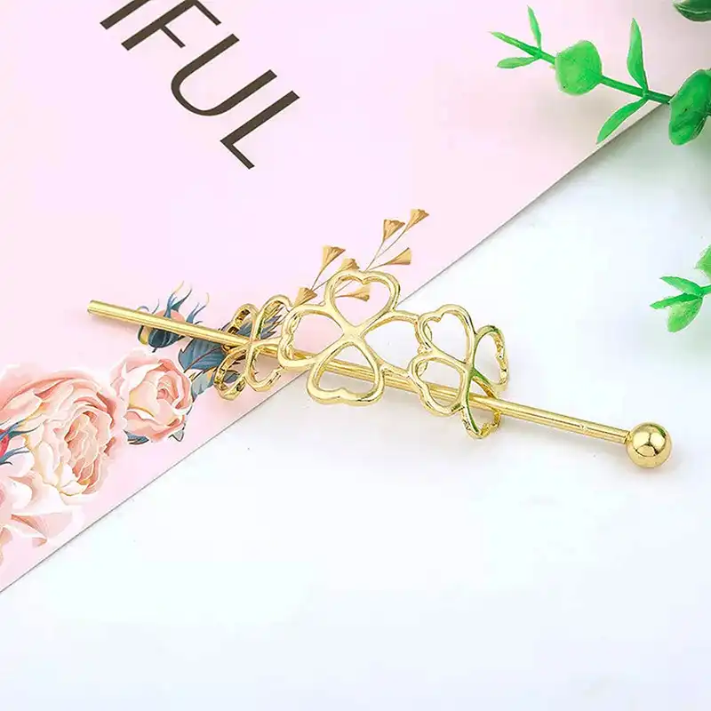 گیره مو زنانه مدل ژاپنی گل کد 00597