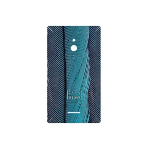MAHOOT Turquoise feathers Cover Sticker for Nokia XL