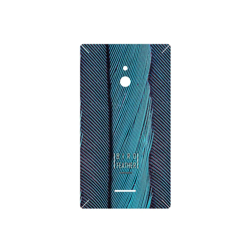 برچسب پوششی ماهوت مدل Turquoise feathers مناسب برای گوشی موبایل نوکیا XL
