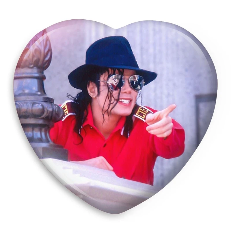 پیکسل خندالو طرح مایکل جکسون Michael Jackson مدل قلبی کد 19224