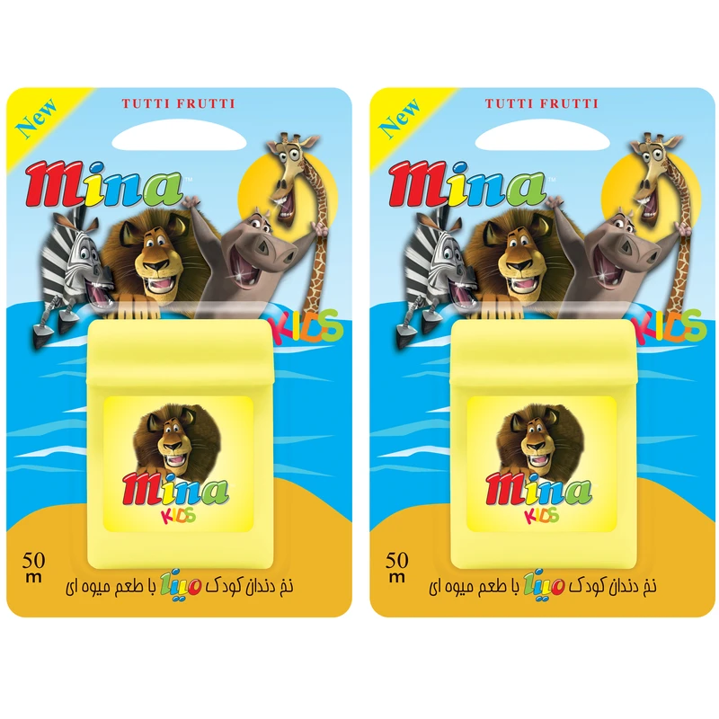 نخ دندان مینا مدل کودک بسته 2 عددی