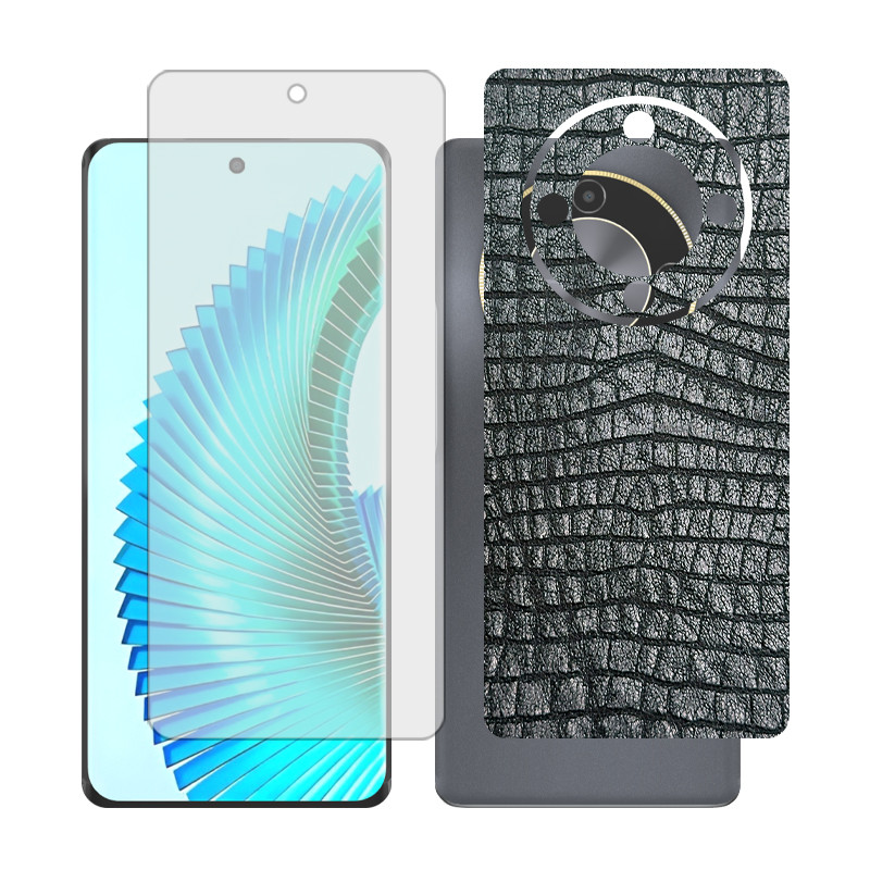 محافظ صفحه نمایش گلس مدل Together مناسب برای گوشی موبایل آنر X9b به همراه برچسب پوششی پشت گوشی