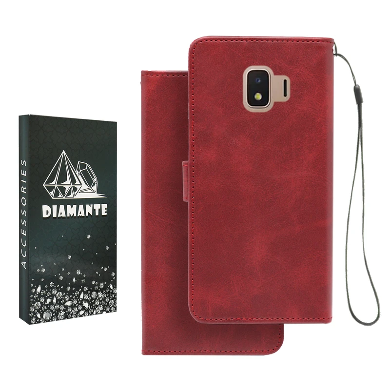  کیف کلاسوری دیامانته مدل Mortand Bk مناسب برای گوشی موبایل سامسونگ Galaxy J2 Core 