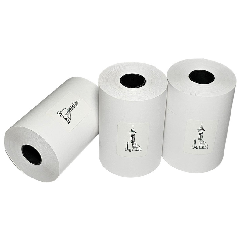 کاغذ پرینتر حرارتی پایتخت رول مدل W80mm بسته 80 عددی