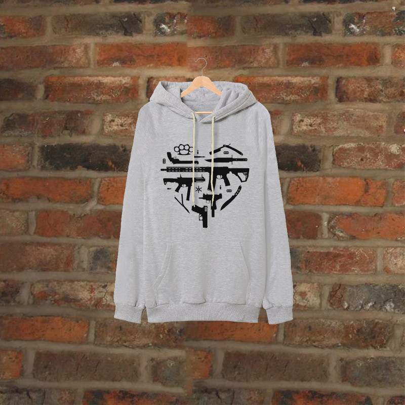 هودی مردانه مدل قلب کد AA56