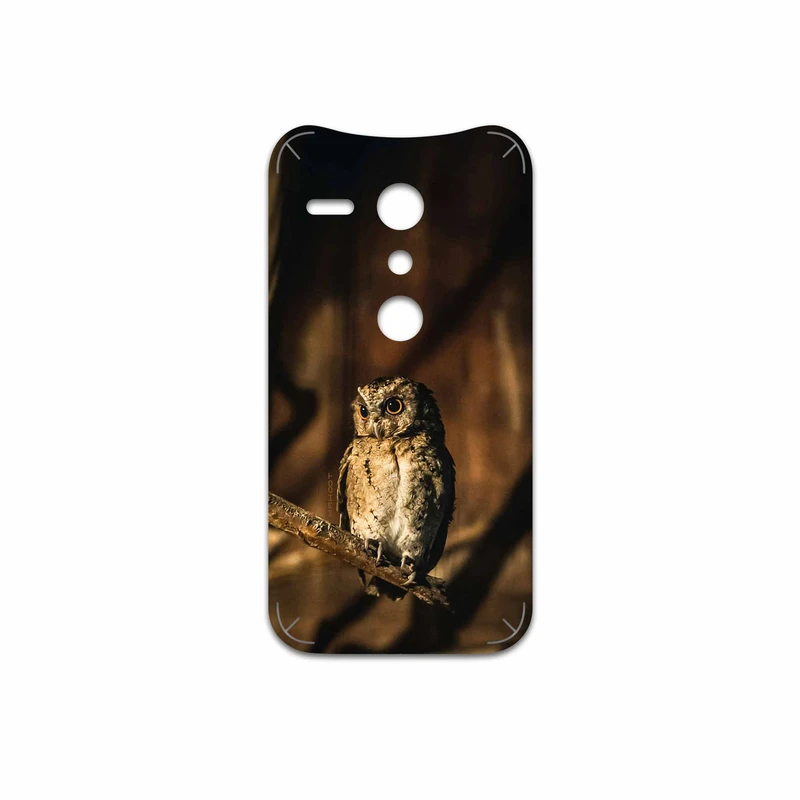 برچسب پوششی ماهوت مدل Owl مناسب برای گوشی موبایل موتورولا Moto G