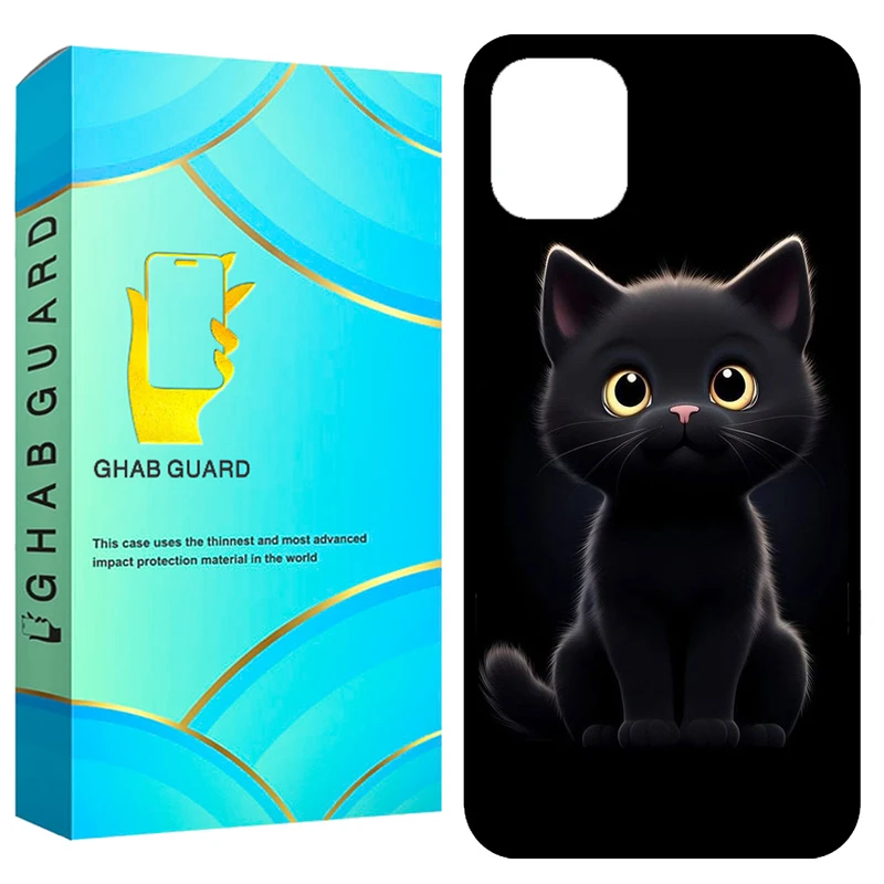  کاور قاب گارد طرح گربه مدل GCHP11 مناسب برای گوشی موبایل اپل iPhone 11