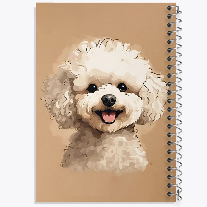 دفتر مشق 50 برگ خندالو طرح سگ کیوت کد N2598