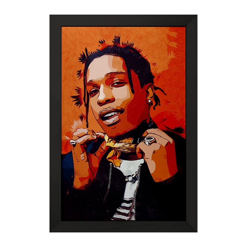 تابلو خندالو مدل آساپ راکی (Asap Rocky) کد F1791