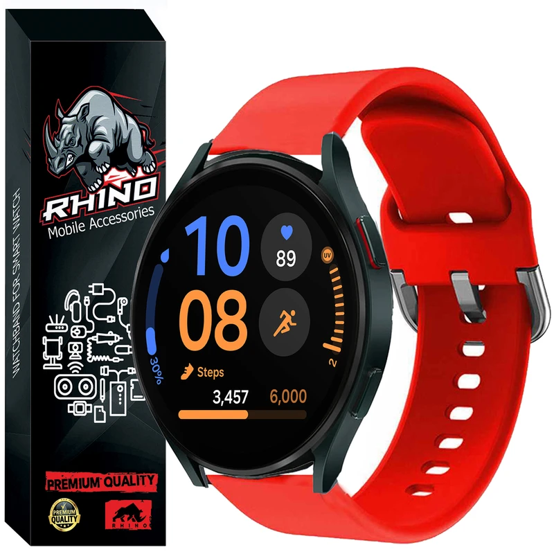 بند راینو مدل Silic-SQ مناسب برای ساعت هوشمند سامسونگ Galaxy Watch FE