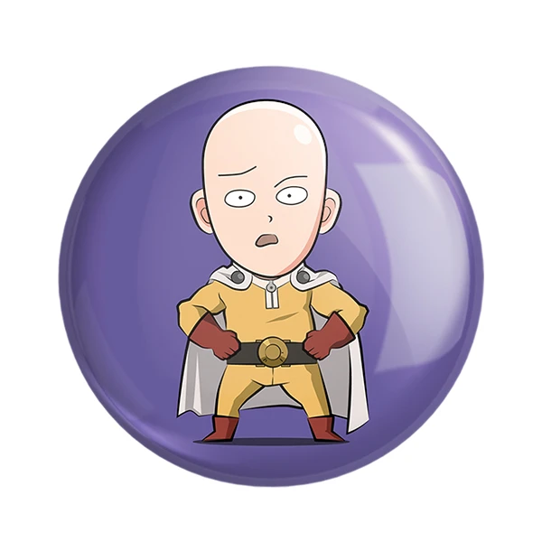 مگنت خندالو طرح سایتاما انیمه مرد تک مشتی One Punch Man کد 10523