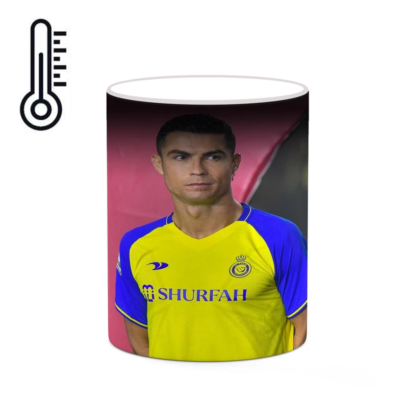 ماگ حرارتی کاکتی طرح Ronaldo رونالدو مدل mgh42991