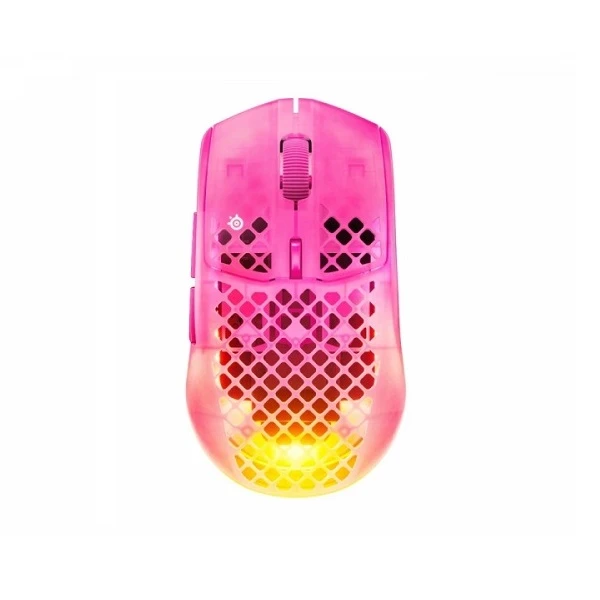 ماوس بی سیم گیمینگ استیل سریز مدل AEROX 3 GEN2 MAGENTA HAZE