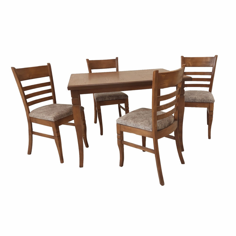 میز و صندلی ناهارخوری چهار نفره مدل 010