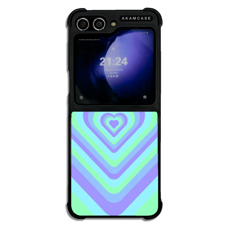 کاور آکام مدل AMCWSGZFLIP5-HEART28 مناسب برای گوشی موبایل سامسونگ Galaxy Z Flip 5