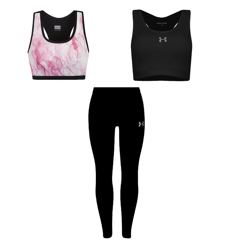 ست 3 تکه لباس ورزشی زنانه مدل 1902-1801-4101