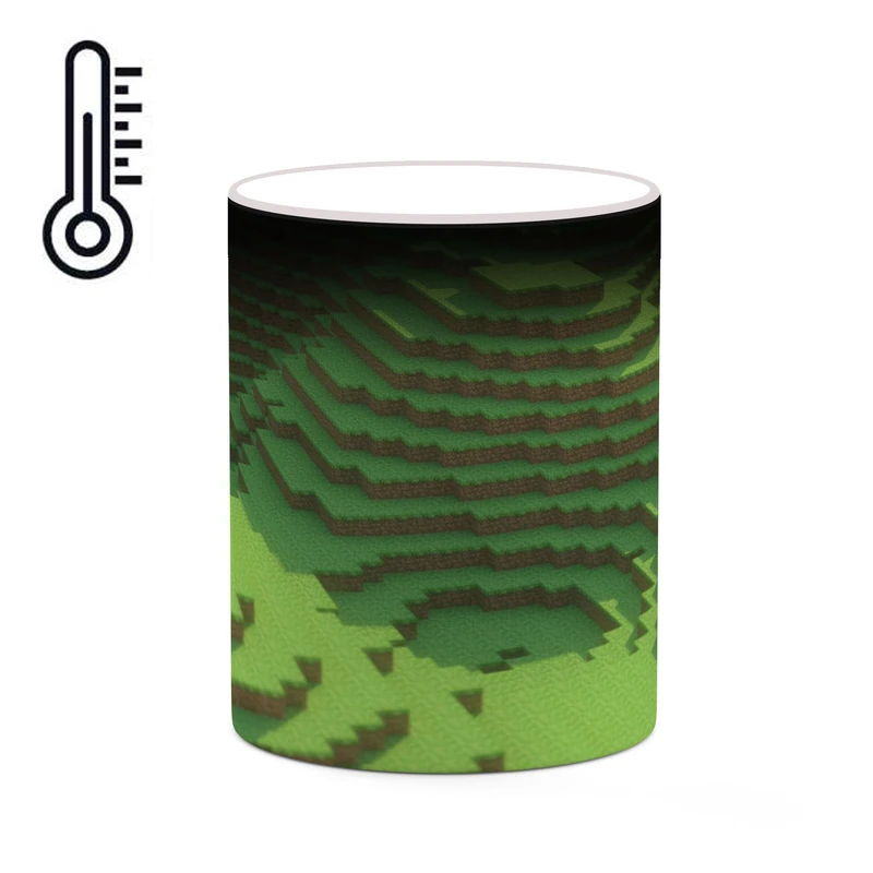 ماگ حرارتی کاکتی طرح ماینکرافت minecraft مدل mgh41339