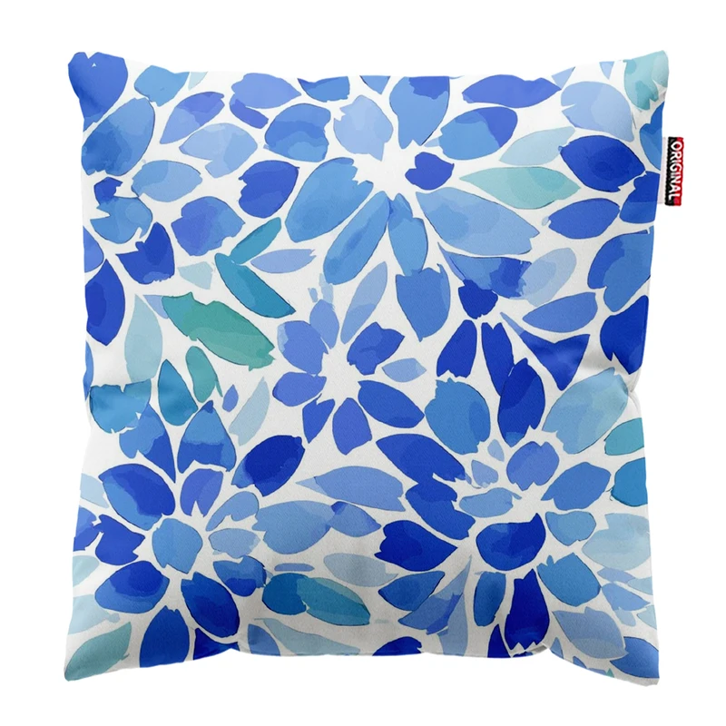 کوسن پاد آفرین مدل گل و برگ کد PK402843 سایز 40*40 سانتی متر