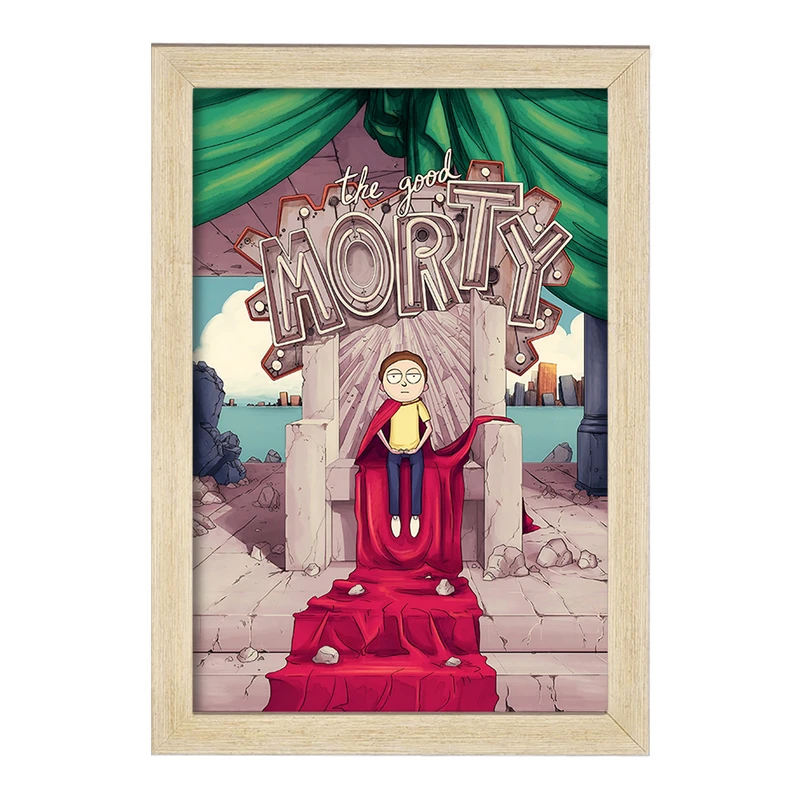 تابلو خندالو مدل  مورتی (Morty) کد F4930