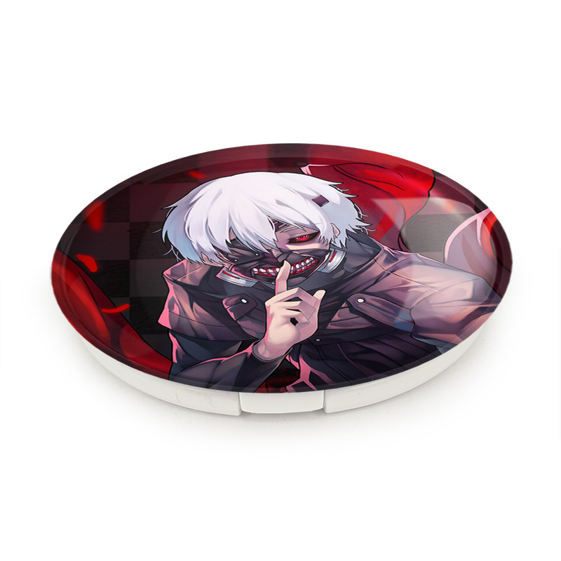 آینه جیبی خندالو طرح کانکی کن انیمه توکیو غول Tokyo Ghoul مدل تاشو کد 11878