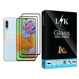 LKG LK Glass MIX002 Screen Protector For Samsung Galaxy A90 5G Pack Of 2
