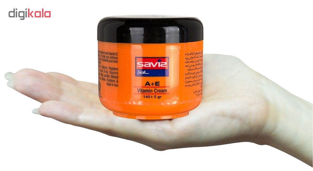کرم مرطوب کننده ساویز مدل A-E مقدار 140 گرم