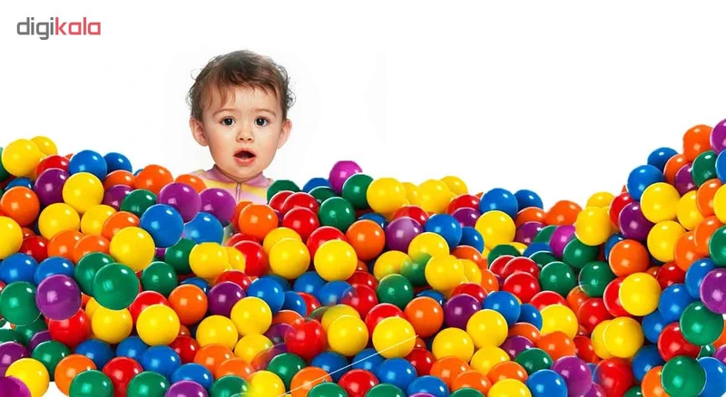 عکس شماره 8 : توپ استخر مدل 66 itmc بسته 600 عددی