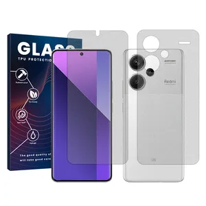 Glass Resistant model transparent screen protector suitable for Xiaomi Redmi Note 13 Pro Plus mobile phone with back screen protector