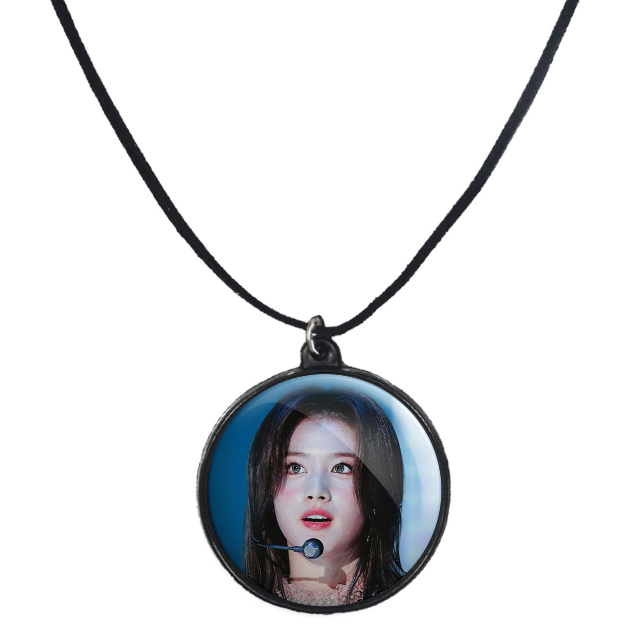 گردنبند پرمانه طرح تو ایس کد pmb.1425 مدل دو طرفه