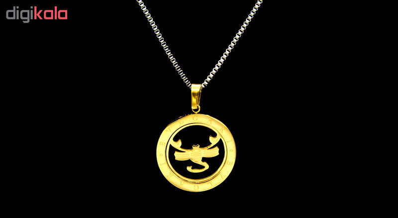 گردنبند طرح ماه تولد آبان کد 202008 گردنبند طرح ماه تولد آبان کد 202008