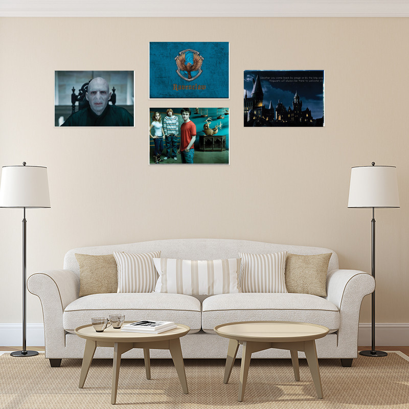 پوستر طرح هری پاتر کد A-2008 مجموعه 4 عددی