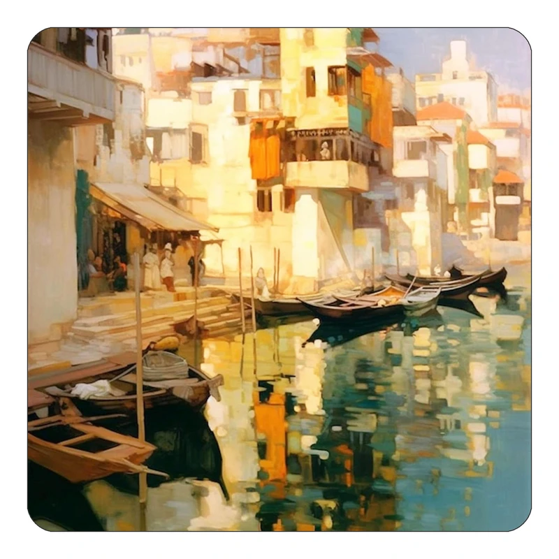 مگنت کاکتی طرح نقاشی رنگ روغن مدل mp70074