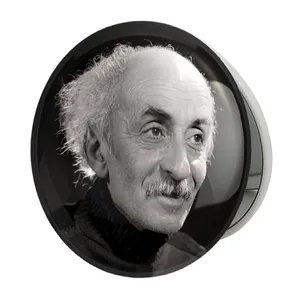 آینه جیبی خندالو طرح نیما یوشیج مدل تاشو کد 5337 