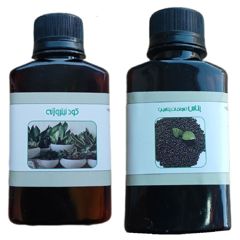 کود مایع نیتروژنه و پتاس مدل life - D حجم 110 میلی لیتر بسته 2 عددی