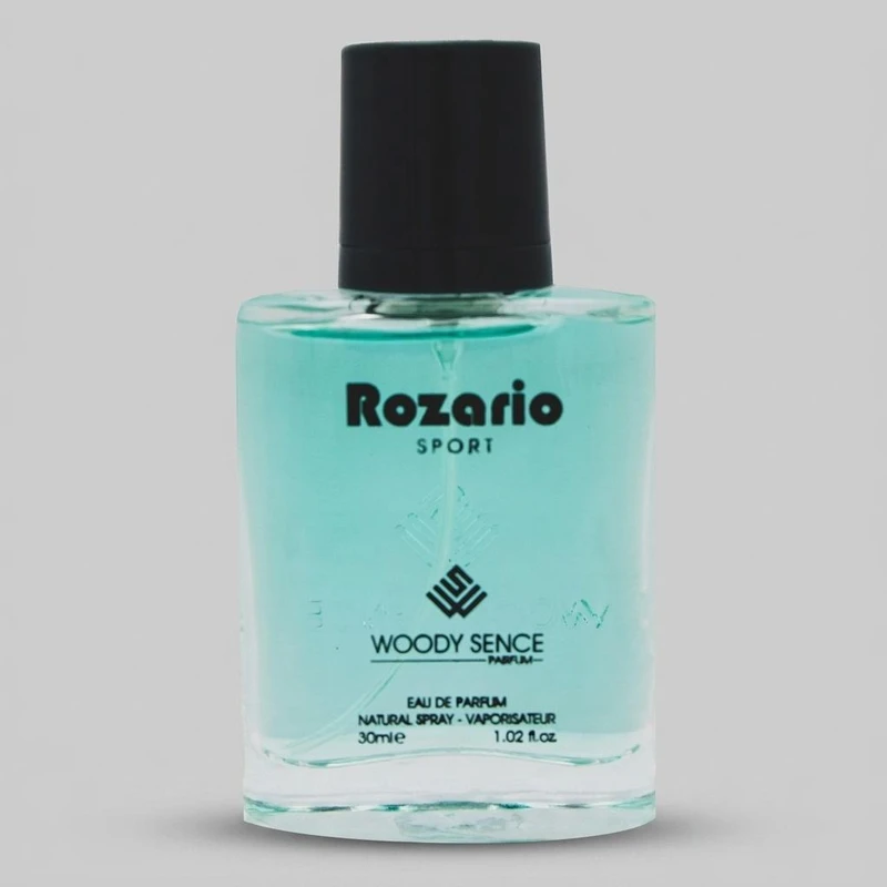عطر جیبی مردانه وودی سنس مدل Rozario  حجم 30 میلی لیتر