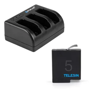 شارژر باتری پلوز مدل 3Channel Charger همراه با باتری تلسین