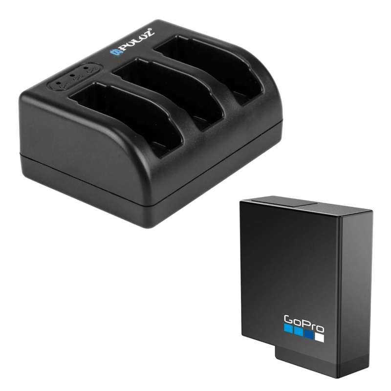 شارژر باتری پلوز مدل 3Channel Charger همراه با باتری گوپرو شارژر باتری پلوز مدل 3Channel Charger همراه با باتری گوپرو