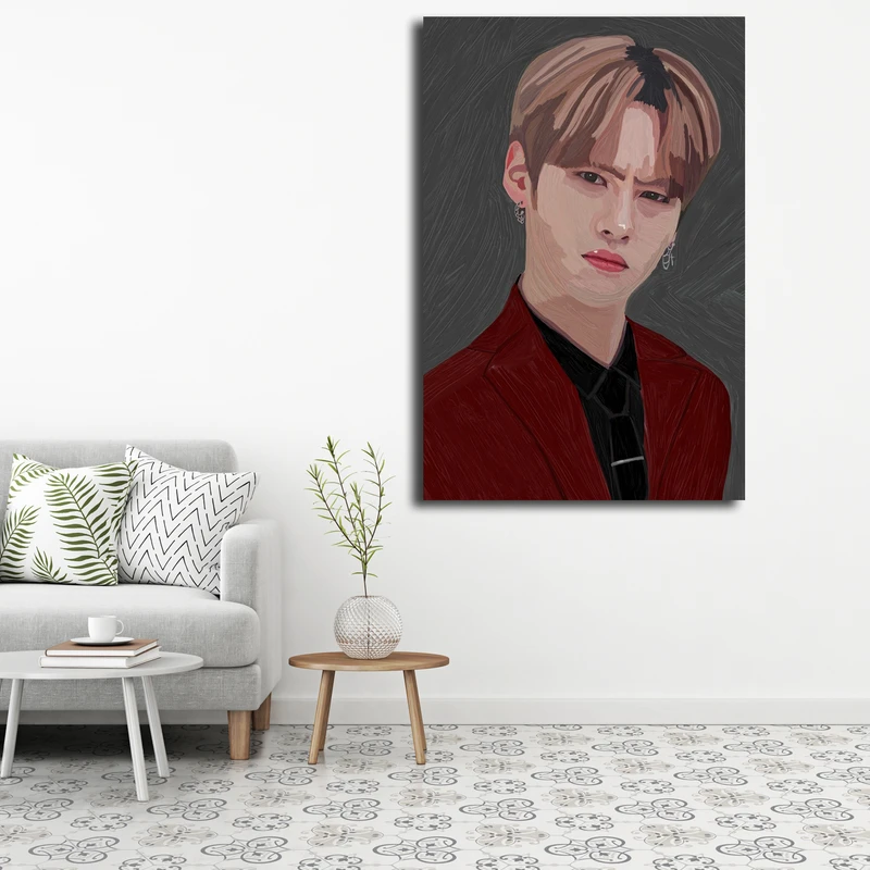 تابلو شاسی مدل stray kids fanart کد 36