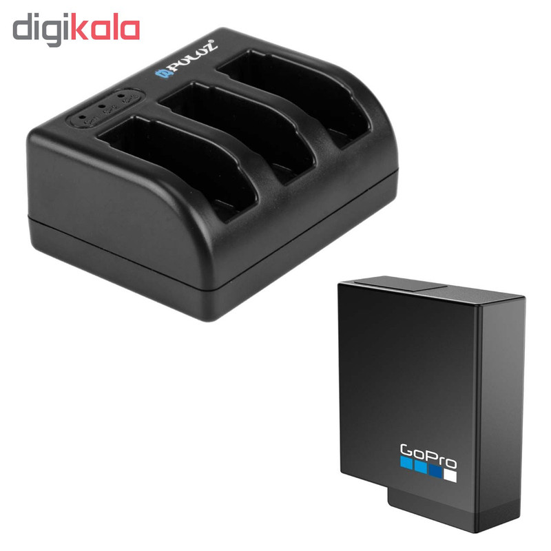 شارژر باتری پلوز مدل 3Channel Charger همراه با باتری گوپرو