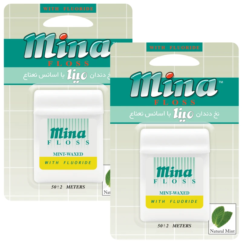 نخ دندان مینا مدل Mint بسته 2 عددی