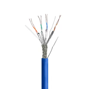 کابل شبکه CAT6A S/FTP کی نت پلاس مدل KP-N1255 طول 305 متر