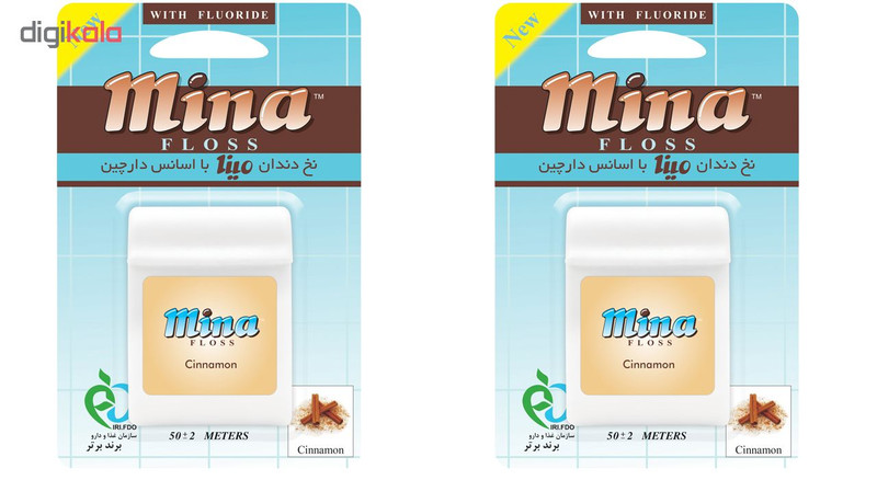 نخ دندان مینا مدل Cinnamon بسته 2 عددی