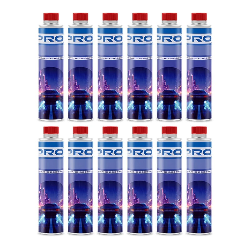اکتان بوستر و مکمل سوخت خودرو بنزینی پرومکس مدل 400 حجم 400 میلی لیتر بسته 12 عددی
