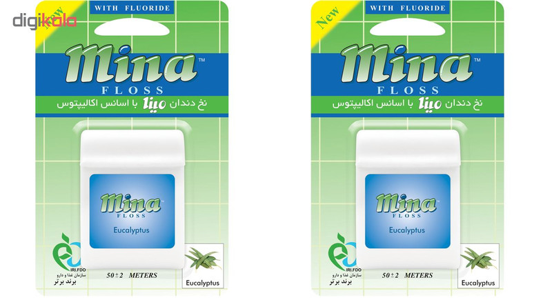 نخ دندان مینا مدل Eucalyptus بسته 2 عددی نخ دندان مینا مدل Eucalyptus بسته 2 عددی